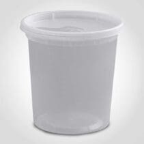 Deli Container Heavy Duty 32oz with Clear Lid