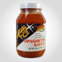 Mr. C's Spaghetti Sauce in glass jar