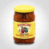 Mancini Peppers-N-Sauce Medium (Tangy) 15.5oz Jar - 12 PACK (49918)