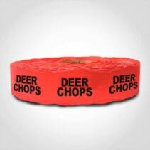 Deer Chops Label - 1000 Pack (590915)