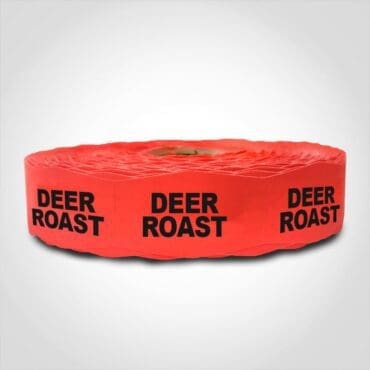 Deer Roast Label - 1000 Pack (590918)