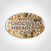 White Chocolate Macadamia Nut Labels - 1 roll of 500 (590950)