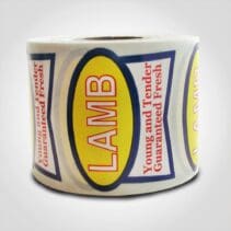 Lamb Label - 1 roll of 500 (500486)