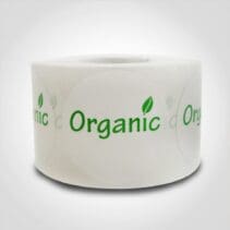 Organic White and Green Label - 1 roll of 500 (590051)