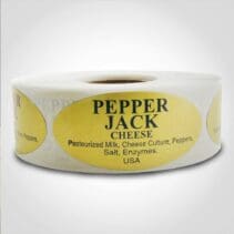 Pepper Jack Label - 1 roll of 500 (500291)