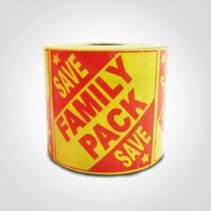 Family Pack Label - 1 roll of 500 (500465)