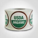 Organic USDA Logo Label - 1 roll of 500 (590041)