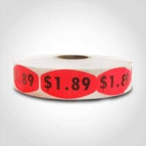 $1.89 Pricing Label - 1 roll of 1000 (570015)