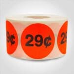 $0.29 Pricing Label - 500 Pack (500165)