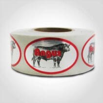 Angus Label - 1 roll of 500 (500085)