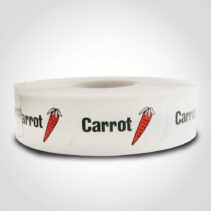 Carrot Label - 1 roll of 1000 (568090)