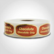 Chocolate Chocolate Chip Label - 1 roll of 1000 (568109)