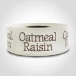 Oatmeal Raisin Label - 1 roll of 500 (569053)