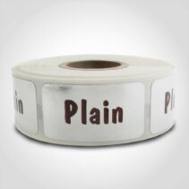 Plain Label - 1 roll of 500 (569062)