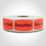 Assorted Label - 1 roll of 1000 (510004)