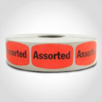 Assorted Label - 1 roll of 1000 (510004)