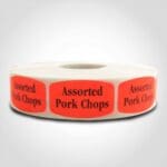 Assorted Pork Chops Label - 1 roll of 1000 (540003)