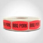 BBQ Pork Day-Glo Label - 1000 Pack (540153)