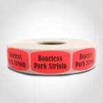 Boneless Pork Sirloin Label - 1 roll of 1000 (540177)