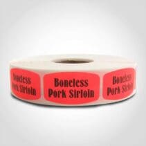 Boneless Pork Sirloin Label - 1 roll of 1000 (540177)