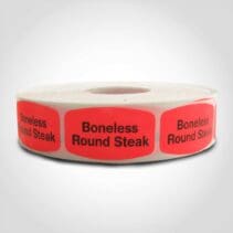 Boneless Round Steak Label - 1 roll of 1000 (540014)