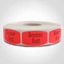 Boston Butt Label - 1 roll of 1000 (540181)