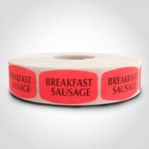 Breakfast Sausage Label - 1 roll of 1000 (540190)