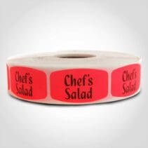 Chef Salad Label - 1 roll of 1000 (520088)