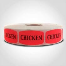 Chicken Label - 1 roll of 1000 (520010)