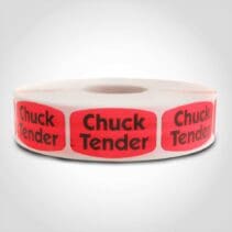 Chuck Tender Label - 1 roll of 1000 (540036)