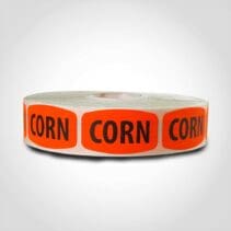 Corn Day-Glo Label - 1000 Pack (520143)