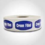 Cream Filled Label - 1 roll of 1000 (568026)