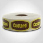 Custard Label - 1 roll of 1000 (568028)