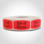 Eye of Round Label - 1 roll of 1000 (540130)