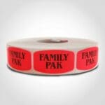 Family Pack Label - 1 roll of 1000 (510027)