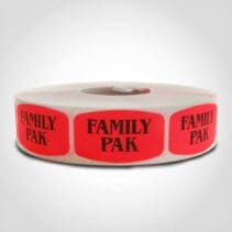 Family Pack Label - 1 roll of 1000 (510027)