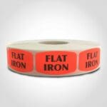 Flat Iron Label - 1 roll of 1000 (540136)