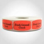 Fresh Ground Chuck Label - 1 roll of 1000 (540052)