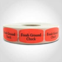 Fresh Ground Chuck Label - 1 roll of 1000 (540052)