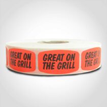 Great on the Grill Label - 1 roll of 1000 (510044)