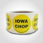 Iowa Chop Label - 1 roll of 500 (500206)