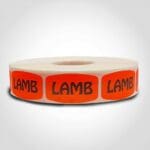 Lamb Day-Glo Label - 1000 Pack (540076)