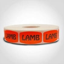 Lamb Day-Glo Label - 1000 Pack (540076)