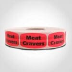 Meat Cravers Label - 1 roll of 1000 (550004)