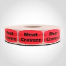 Meat Cravers Label - 1 roll of 1000 (550004)