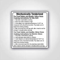 Mechanically Tenderized Label 2x2 - Roll of 1000 (510598)