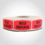 Mild Sausage Label - 1 roll of 1000 (540370)