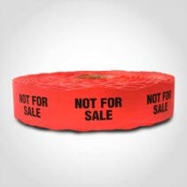 Not For Sale Label - 1 roll of 1000 (509290)