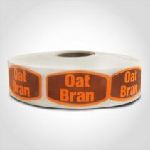 Oat Bran Flavor Label - 1 roll of 1000 (568057)