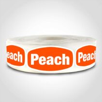 Peach Label - 1 roll of 1000 (568061)